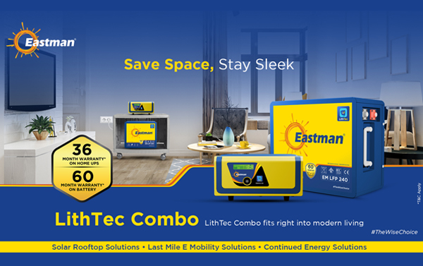 Eastman Launches Next-Gen LithTec Combo on Amazon for Smarter Power Backup